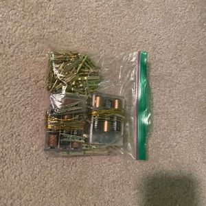 Two Sets of Battery Powered Fairy Lights with Clothespins to Hang Pictures